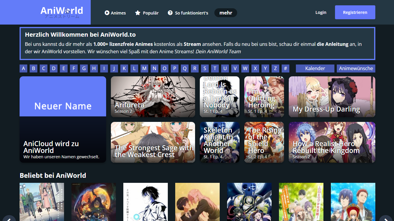 Anime Quasar - An Anime Streaming Platform UI | Upwork