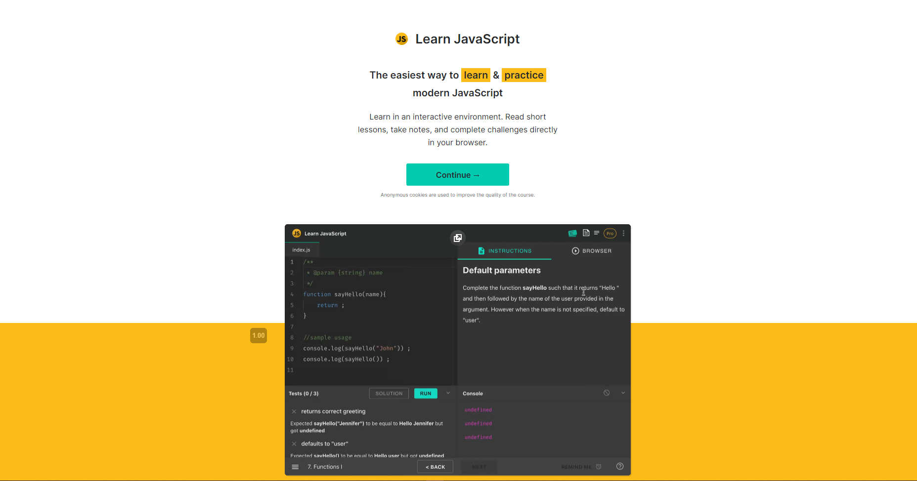 Learnjavascript