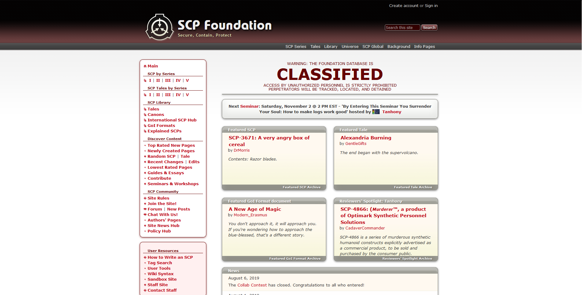 SCP Wiki